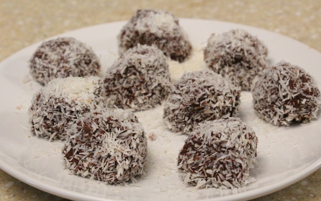 Chocolate Date Coconut Balls