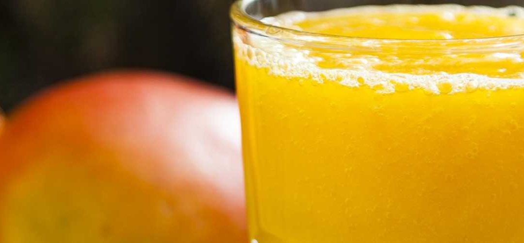 Mango Smoothie with a Touch of Heat